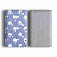 HKM-8226621 Cozy Double-sided Cotton Velvet Pet Blanket - Various Cute Designs and Sizes