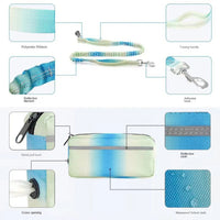 HKM-8227261 Hands-Free Dog Leash with Adjustable Waist Belt, Traction Rope for Walking and Jogging