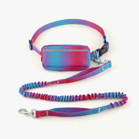 HKM-8227261 Hands-Free Dog Leash with Adjustable Waist Belt, Traction Rope for Walking and Jogging