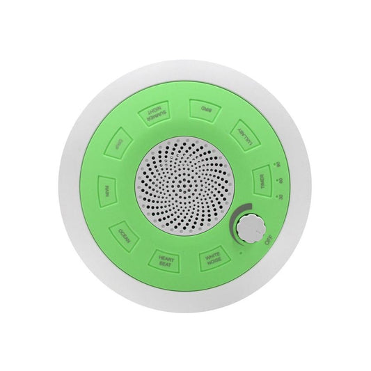 HKM-822803 Rechargeable White Noise Sleep Aid Device with Music Function - Blue and Green Flying Saucer Design