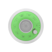 HKM-822803 Rechargeable White Noise Sleep Aid Device with Music Function - Blue and Green Flying Saucer Design
