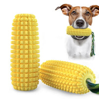 HKM-8228413 Corn Simulation Dog Molar Chew Toy with Suction Cup and Sound Feature