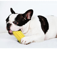HKM-8228413 Corn Simulation Dog Molar Chew Toy with Suction Cup and Sound Feature