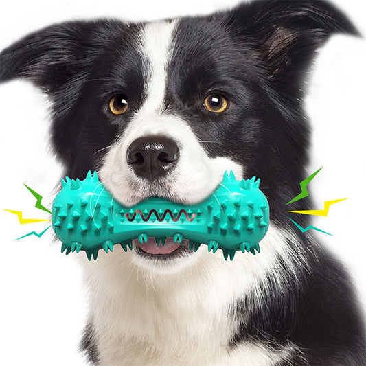 HKM-8228413 Corn Simulation Dog Molar Chew Toy with Suction Cup and Sound Feature