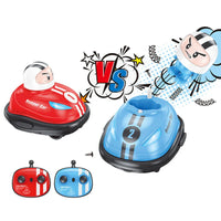 HKM-822867 Interactive 2 Player RC Bumper Cars - Remote Control Car Toys for Kids, Fun Indoor-Outdoor Battle Game