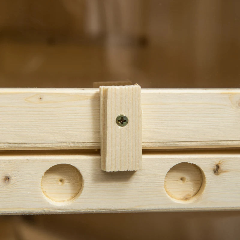 HKM-8229437 5-Tier Wooden Hamster and Small Animal Cage with Openable Top and Storage Shelf