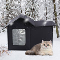 HKM-8229821 Waterproof and Insulated Four Seasons Pet Bed in Gray, Army Green, and Black
