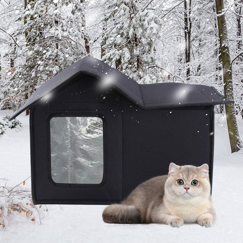 HKM-8229821 Waterproof and Insulated Four Seasons Pet Bed in Gray, Army Green, and Black