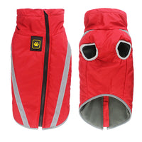 HKM-8229949 Thickened Windproof Winter Dog Coat - Reversible Polar Fleece Vest for All Breeds