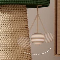 HKM-8230589 Mushroom Cat Scratching Pole with Jute Material - Durable and Dandruff-Free Scratch Board for Cats