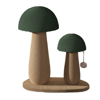 HKM-8230589 Mushroom Cat Scratching Pole with Jute Material - Durable and Dandruff-Free Scratch Board for Cats