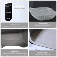 HKM-823059 Automatic Self-Cleaning Cat Litter Box with Front Entry and Gravity Sensor Function