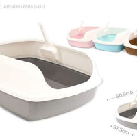 HKM-8231229 Semi-Enclosed Cat Litter Box with Privacy Shield for Easy Cleaning and Odor Control