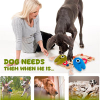 HKM-8233021 Durable Plush and Rope Dog Chew Toy for Interactive Play and Tugging Fun