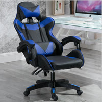 HKM-823315 Red and Black PU Leather Gaming Chair with Recline Function and Adjustable Footrest