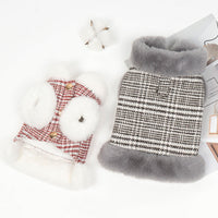 HKM-8233917 Cozy Rabbit Design Dog Sweater for Autumn and Winter, Warm Cotton Pet Coat