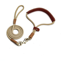 HKM-8235325 Lightweight Nylon Dog Leash with Optional Collar - Available in Various Colors and Sizes