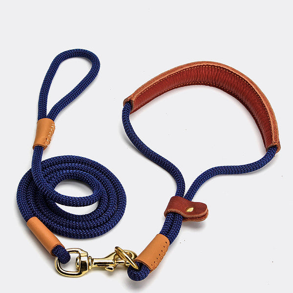 HKM-8235325 Lightweight Nylon Dog Leash with Optional Collar - Available in Various Colors and Sizes