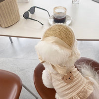 HKM-8236093 Cozy Coral Fleece Bear Plaid Vest for Dogs, Multiple Sizes Available