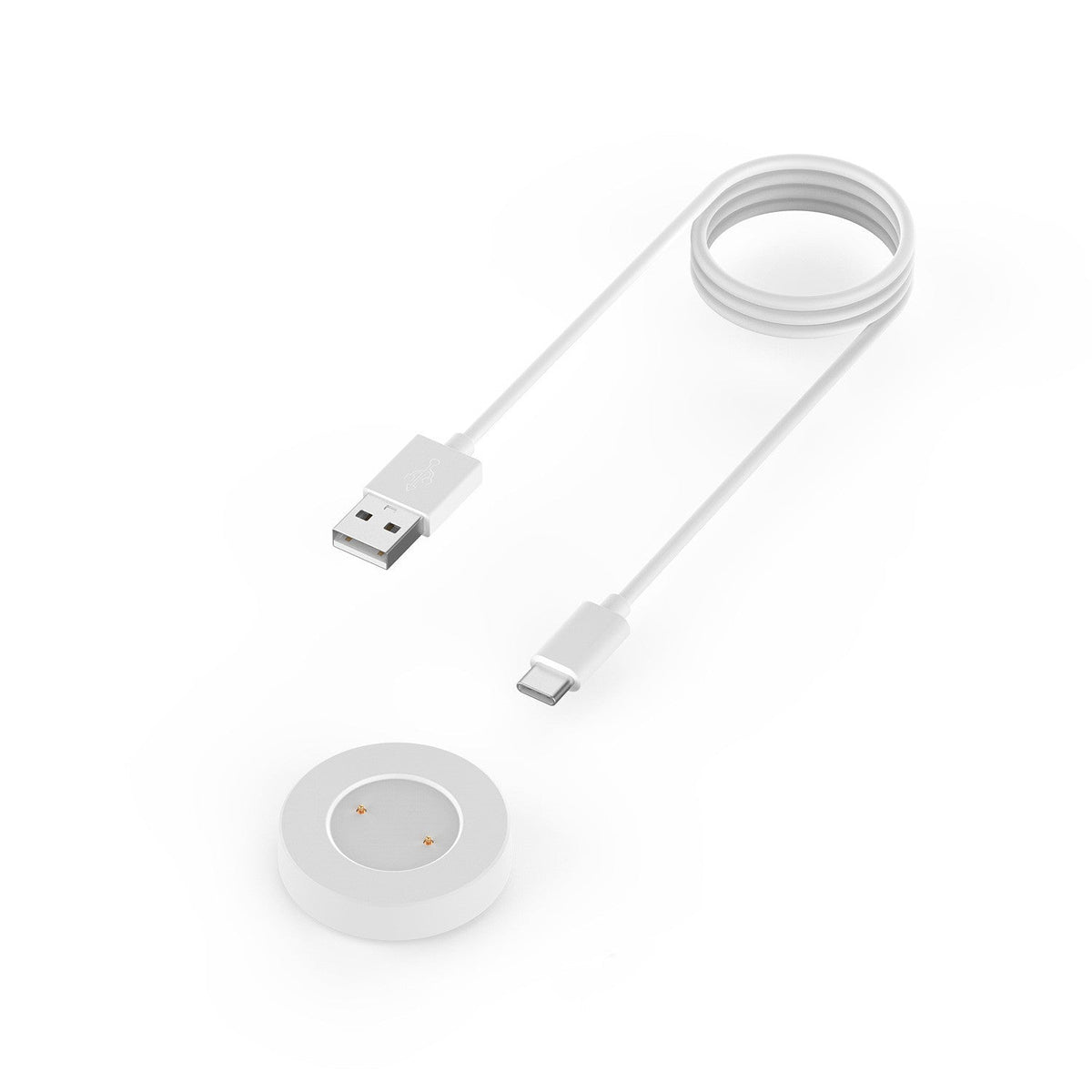 HKM-823635 Integrated Charging Cable for Smartwatch - Split Black and Split White