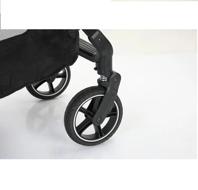 HKM-823635 Stylish Baby Stroller with Carbon Steel Frame and Durable Powder Coating