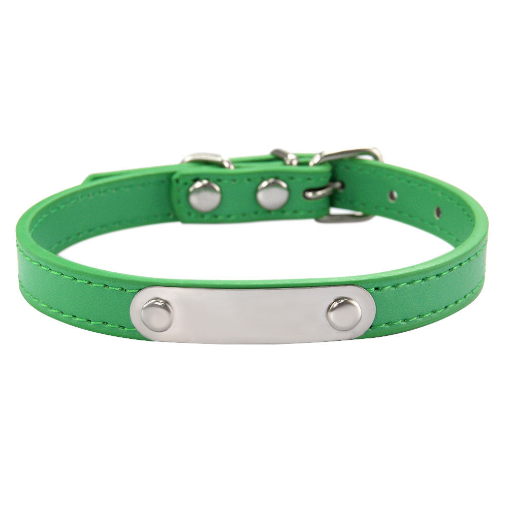 HKM-8237373 Personalized Monochrome Dog Collar with Adjustable Sizing Options in Various Colors