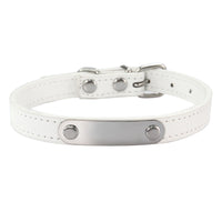 HKM-8237373 Personalized Monochrome Dog Collar with Adjustable Sizing Options in Various Colors