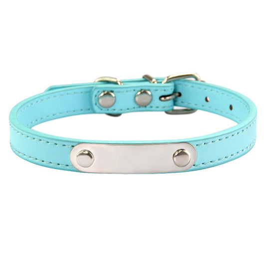 HKM-8237373 Personalized Monochrome Dog Collar with Adjustable Sizing Options in Various Colors