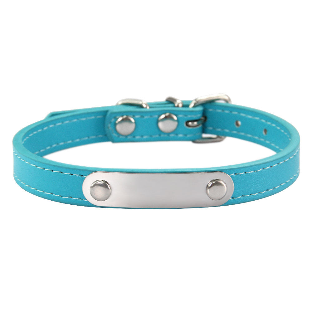 HKM-8237373 Personalized Monochrome Dog Collar with Adjustable Sizing Options in Various Colors