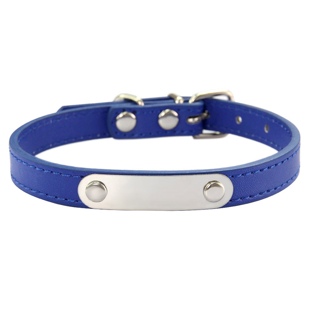 HKM-8237373 Personalized Monochrome Dog Collar with Adjustable Sizing Options in Various Colors