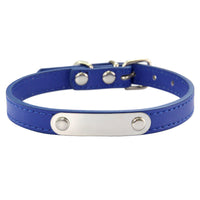 HKM-8237373 Personalized Monochrome Dog Collar with Adjustable Sizing Options in Various Colors