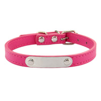 HKM-8237373 Personalized Monochrome Dog Collar with Adjustable Sizing Options in Various Colors