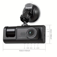 HKM-823763 Three-Lens Night Vision Vehicle Data Recorder for Enhanced Driving Safety