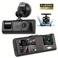 HKM-823763 Three-Lens Night Vision Vehicle Data Recorder for Enhanced Driving Safety
