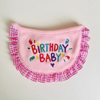 HKM-8238909 Cute Cotton Cat Dog Bib with Adjustable Strap - Red, Yellow, Pink Options