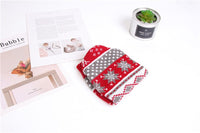 HKM-8239293 Christmas Red Reindeer Knitted Turtleneck Sweater for Dogs