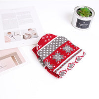 HKM-8239293 Christmas Red Reindeer Knitted Turtleneck Sweater for Dogs