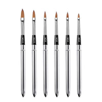 HKM-824083 Crystal Silica Gel Dot Drill Paint Pen Set - 15 Portable Brushes with Wooden Handles
