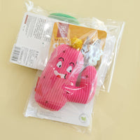 HKM-8240957 Colorful Cactus Cat Bite-Resistant Polyester Toy in Pink and Green