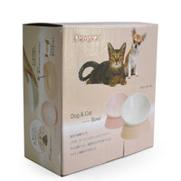 HKM-8241469 Tilting Non-Slip Pet Bowl with Flat Face Design - Ideal Pet Feeding Solution