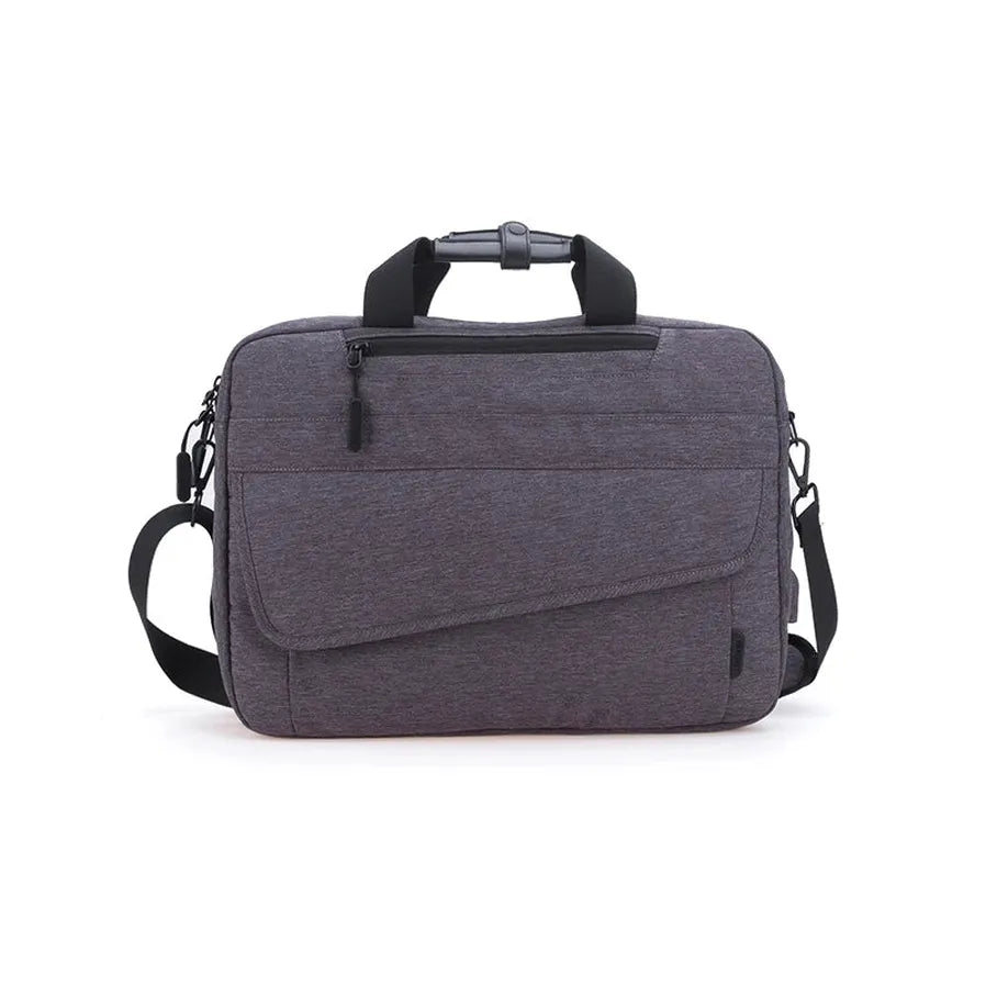 HKM-824147 Men's Casual Laptop Messenger Bag - Durable Nylon Crossbody Shoulder Briefcase