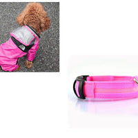 HKM-8241853 Lightweight Waterproof Pet Poncho with Reflective Fiber Optic Lights for Dogs