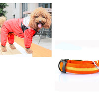 HKM-8241853 Lightweight Waterproof Pet Poncho with Reflective Fiber Optic Lights for Dogs