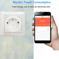 HKM-824275 European WiFi Smart Socket Converter with Fire-Rated Shell and 10A Capacity