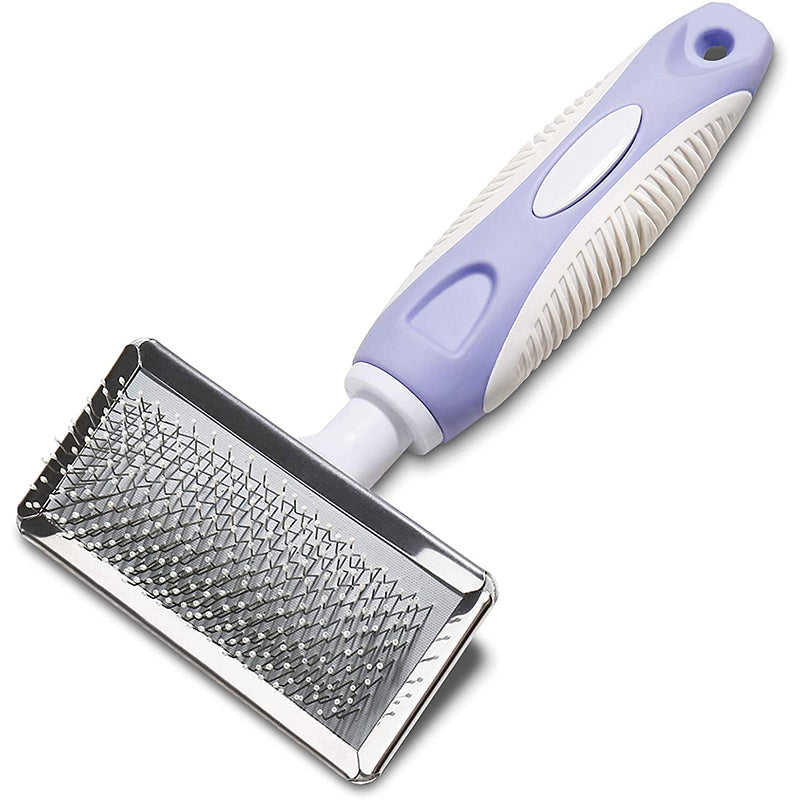 HKM-8242877 Pet De-fluffing Comb in Fashion Style for Easy Floating Hair Removal
