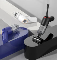 HKM-824339 Cordless Handheld Car Vacuum with Blower, Suction, and Air Pump Functions