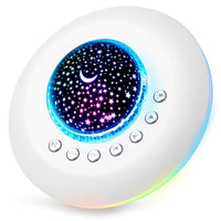 HKM-824467 Soothing White Night Light with Built-in Sounds and Timer Function
