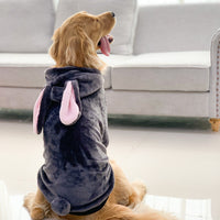 HKM-8245053 Golden Retriever Autumn & Winter Tiger Pet Costume - Warm Polyester Clothing
