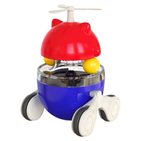 HKM-8247869 Cat Turntable Toy with Leaking Food Ball - Interactive Plastic Play for Cats
