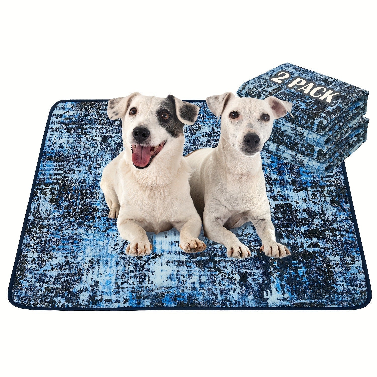 HKM-8248893 Bohemian Style Stain Resistant Pet Mat for Easy Urine Care - 40*60cm Crystal Velvet